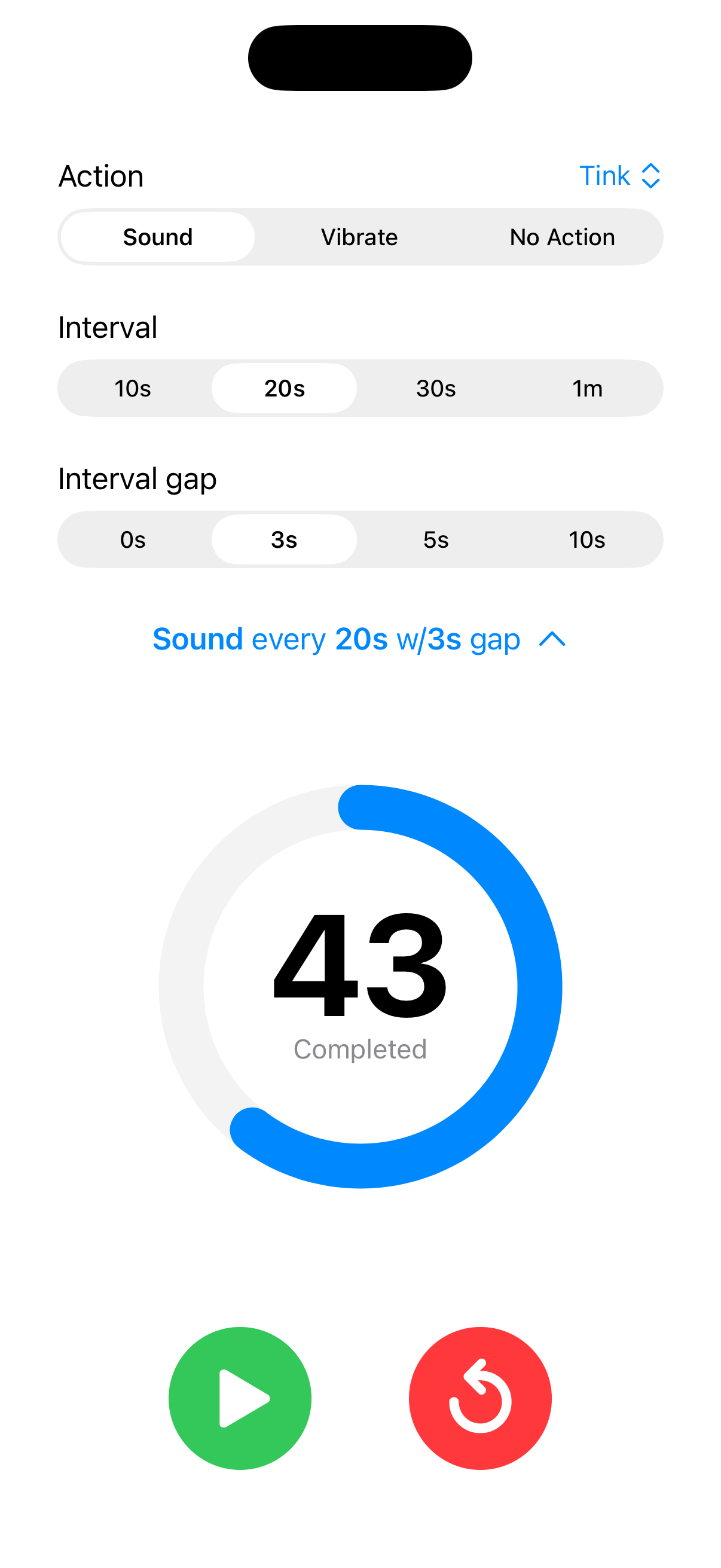 StretchyTimer App Screenshot
